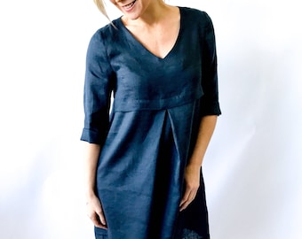 Style Arc Sewing Pattern - Patricia Rose Dress - Sizes 22, 24, 26 - Women's V-neck Dress - PDF Sewing Pattern
