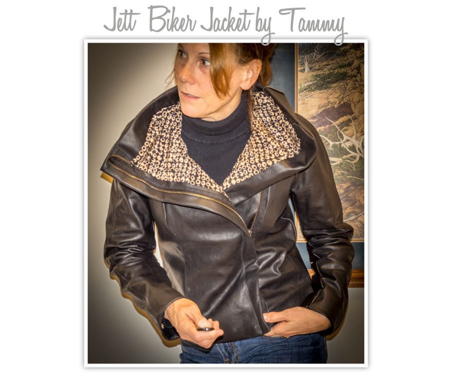 Jett Biker Jacket Sizes 16 18 20 PDF Sewing Pattern for Etsy