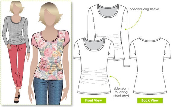 T-shirt PDF Sewing - Etsy