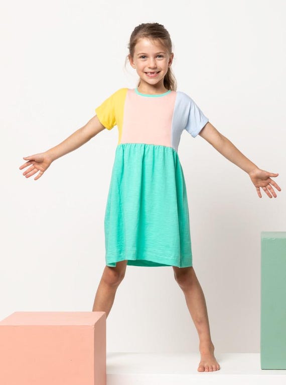 Style Arc K I D S | Lacey Kids Dress | Sizes 1 - 8 | PDF Sewing Pattern -  Etsy