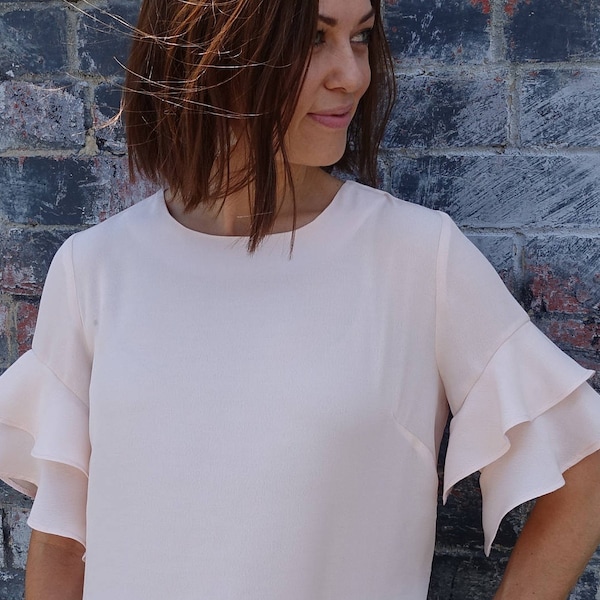 Harmony Woven Top // Sizes 10, 12 & 14 // Style Arc PDF Women's Sewing Pattern for Instant Download