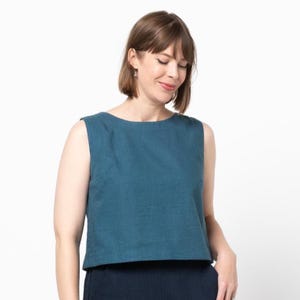 Style Arc | Sizes 10 - 22 | Bonnie Woven Tops | PDF pattern for printing at home or print store