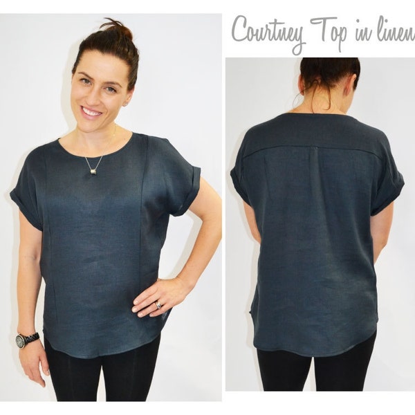 Courtney Top - Sizes 8, 10, 12 - Womens Top PDF Sewing Pattern by Style Arc - Sewing Project - Digital Pattern