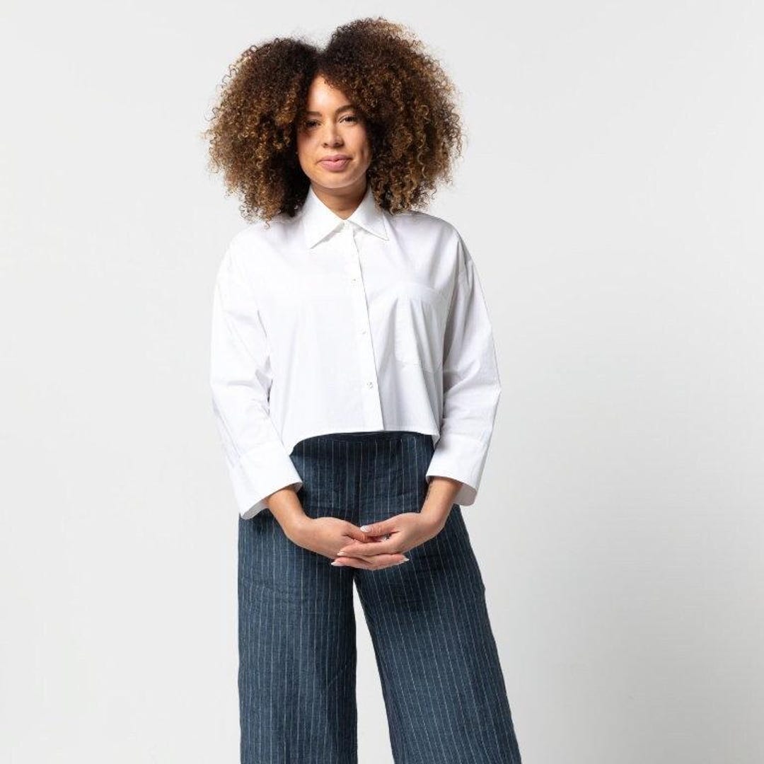 Style Arc | Sizes 10 - 22 | Archie Woven Shirt Sewing Pattern | PDF ...