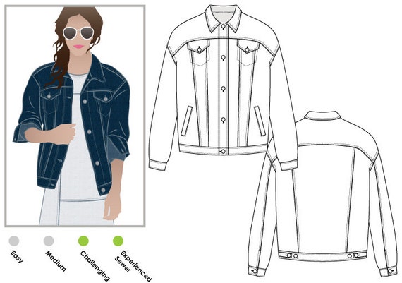 Denim Jacket Size Chart