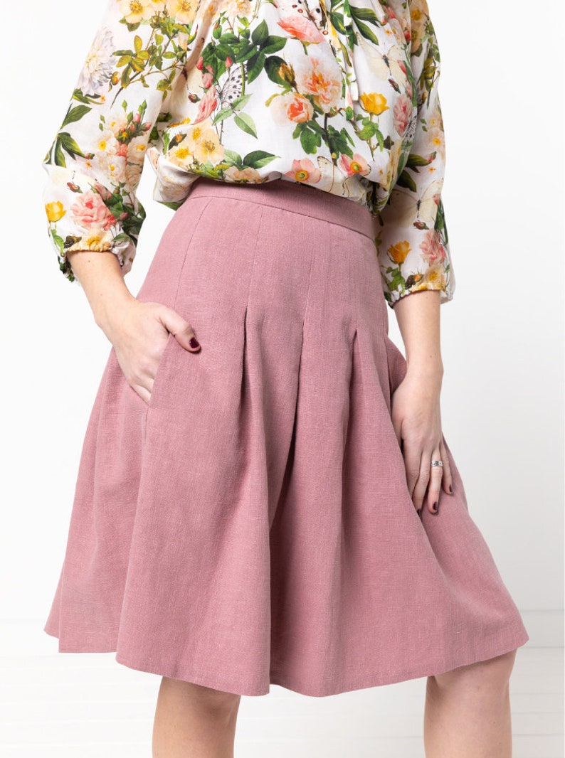 Style Arc Sizes 18 30 Candice Skirt PDF pattern for printing at home or print store image 3