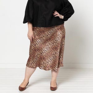 Style Arc | Sizes 4 - 16 | Genoa Bias Cut Skirt Pattern | PDF pattern for printing at home or print store