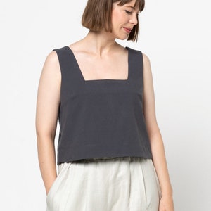 Style Arc | Sizes 4 - 16 | Byron Woven Top Pattern | PDF sewing pattern for printing at home or print store