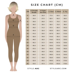 Style Arc Sizes 4 16 Ellen Woven Short Pattern PDF pattern for printing at home or print store image 9