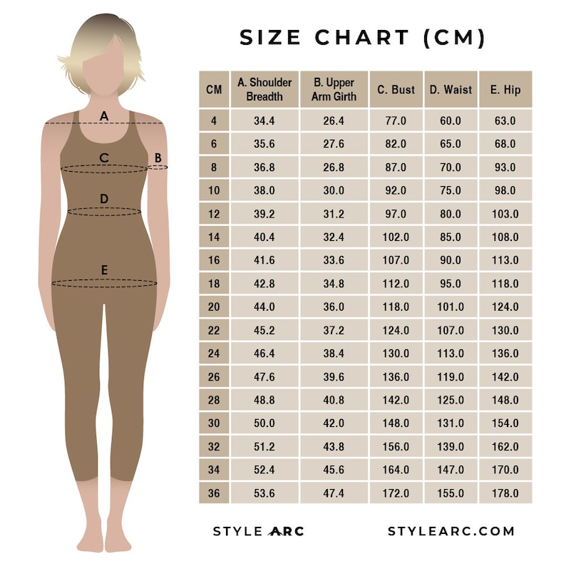 Style Arc Sizes 4 16 Ellen Woven Short Pattern PDF pattern for printing at home or print store image 9