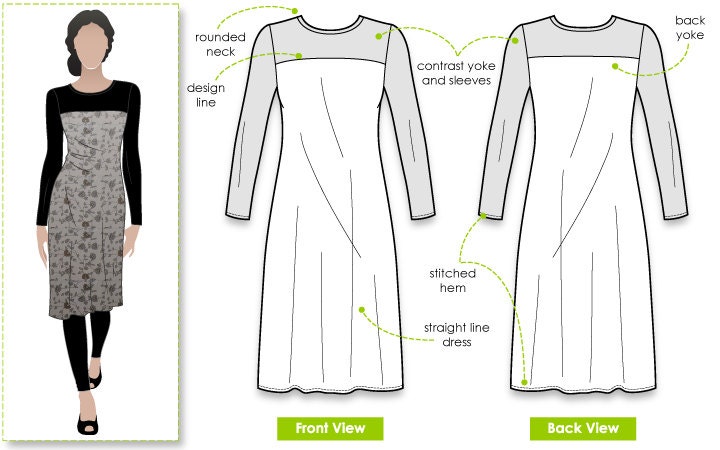 Laura Knit Dress Sizes 8 10 12 Pdf Sewing Pattern For Etsy Laura Knit Dress Sizes 8 10 12 Pdf Sewing Pattern For Etsy