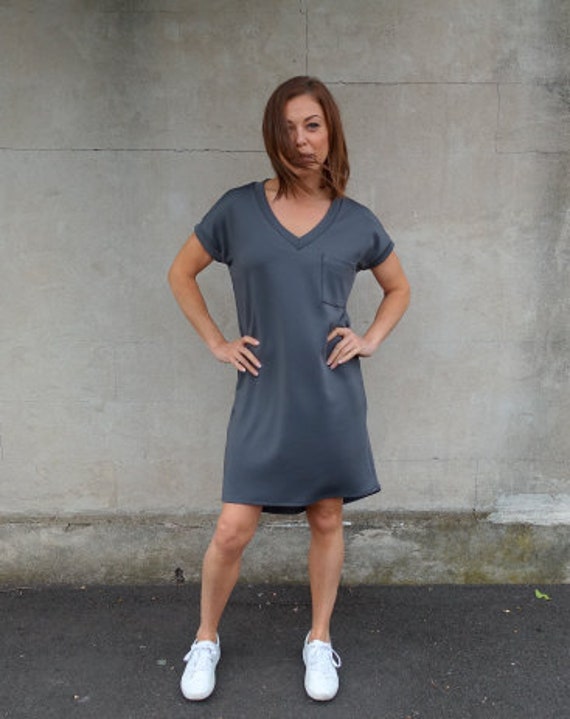 Richie Knit Tunic Dress 10 12 14 Tunic PDF Pattern for - Etsy