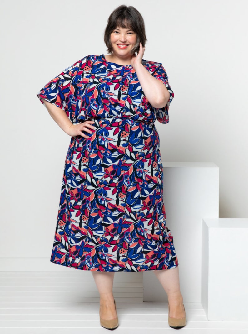 Sizes 10-22 Elsbeth Woven Dress PDF patterns for printing at home or copy shop by Style Arc No paper patterns will be posted image 6