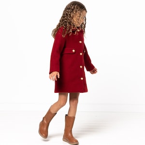 Style Arc K I D S / tailles 2 - 8 - Veste et manteau Florian Kids - Patrons PDF à imprimer à la maison ou en imprimerie
