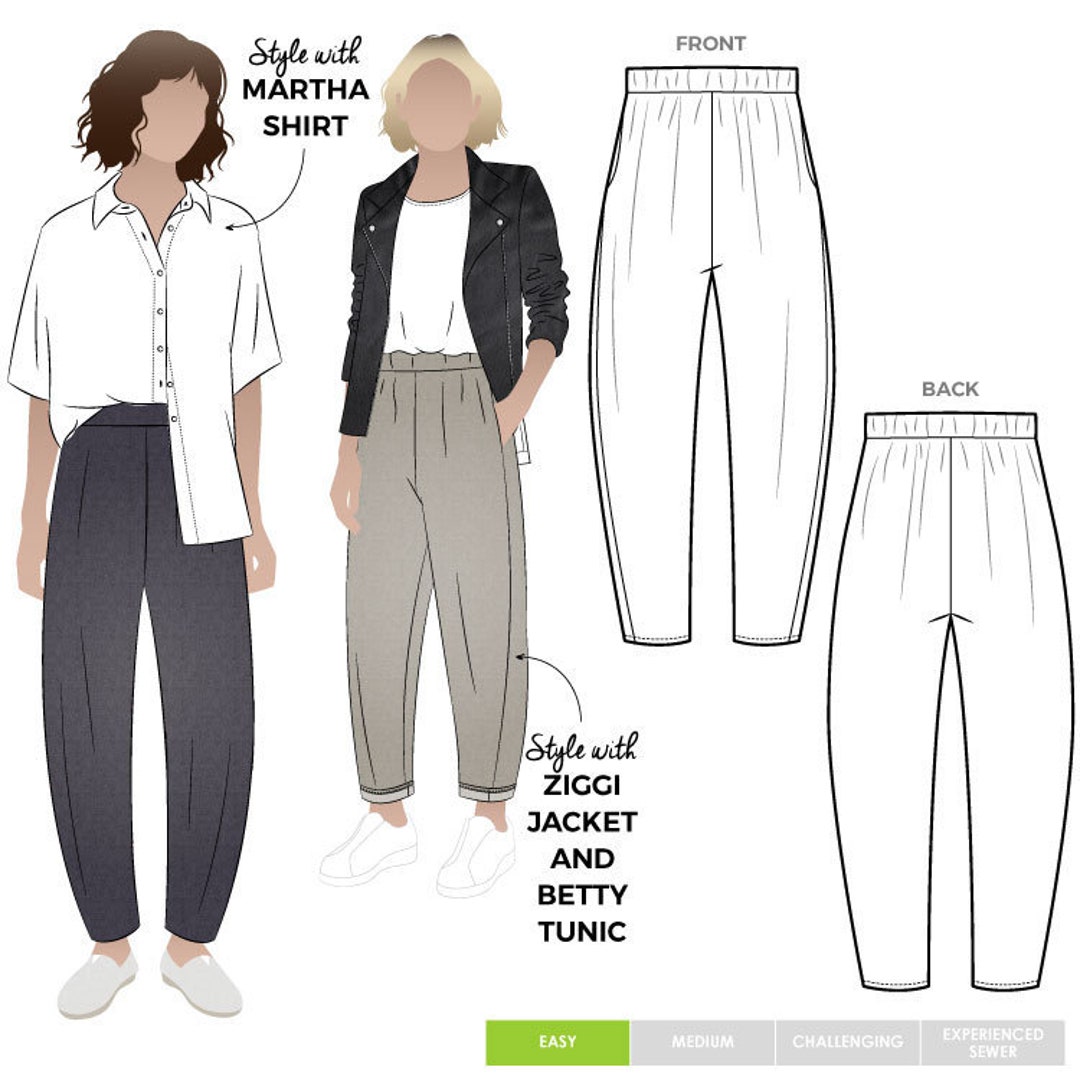 Mary-Ann Skirt Sewing Pattern – Casual Patterns – Style Arc