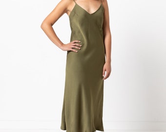 Style Arc | Sizes 18 - 30 | Kingsley Bias Cut Dress and Cami | PDF pattern for printing at home or print store