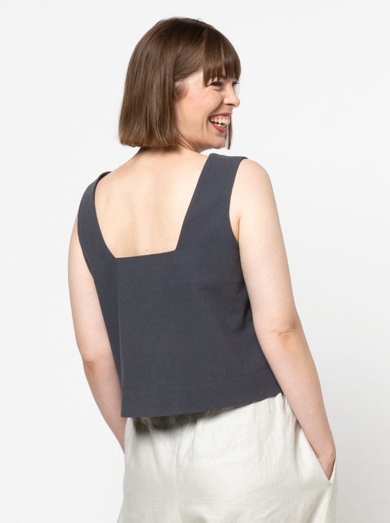 Style Arc | Sizes 10 - 22 | Byron Woven Top Pattern | PDF Sewing ...