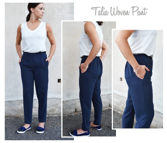 Talia Woven Pant Sizes 10, 12, 14 PDF Sewing Pattern by Style Arc