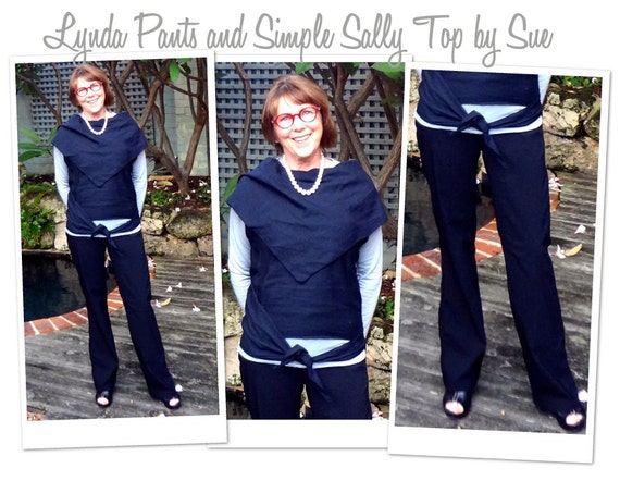 Linda Stretch Pant // Sizes 10, 12, 14 // Women's Sewing Pattern by Style  Arc, PDF Downloadable, Stretch Bengaline Pants, Pull on Pants 