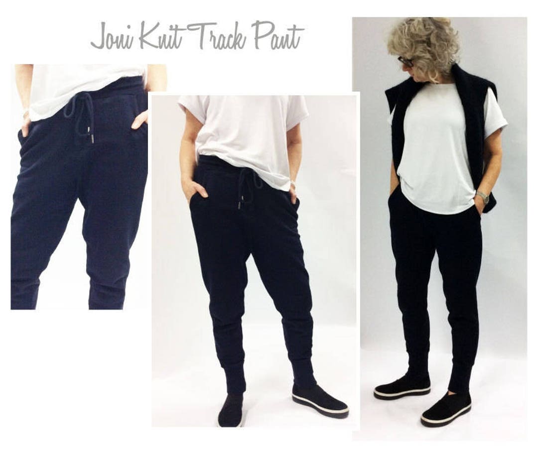 Joni Knit Track Pant // Sizes 18, 20 & 22 // PDF Women's Sewing Pattern