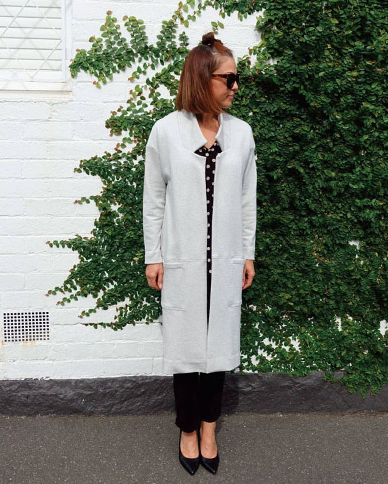 COPY SHOP not Tiled Style Arc Sewing Pattern Parker Coat Etsy