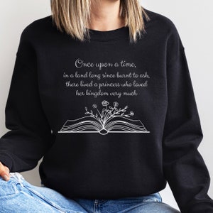 Once upon a time, Throne Of Glass dark  licensed Crewneck Sweatshirt