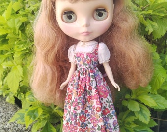 Blythe hand made doll dress,also fits for licca or similar size doll