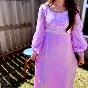 Vintage 1970s Flower dress