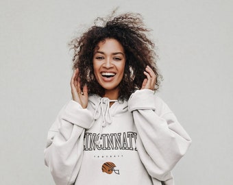Sudadera de fútbol de Cincinnati / Sudadera de fútbol de Cincinnati estilo vintage / Sudadera de Cincinnati / Sudadera de fútbol del domingo