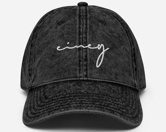 Embroidered Hat | Cincy Hat | Cincinnati Baseball Cap | Vintage Cotton Twill Cap | Cincy Cap | Trucker Cap | Cincinnati Football