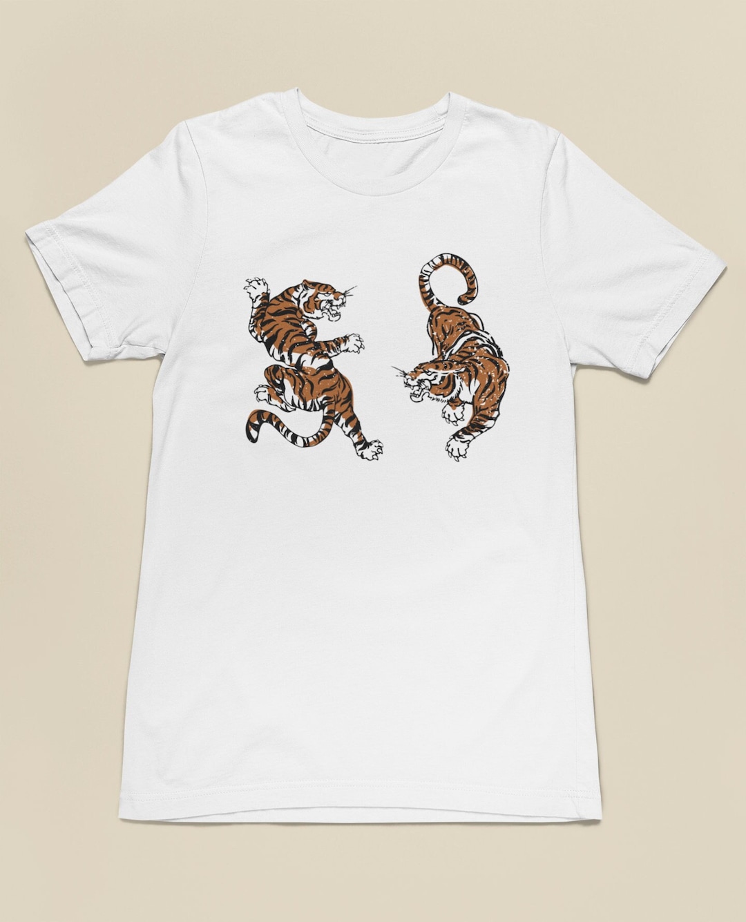 Tigers Vintage Graphic Crop Top