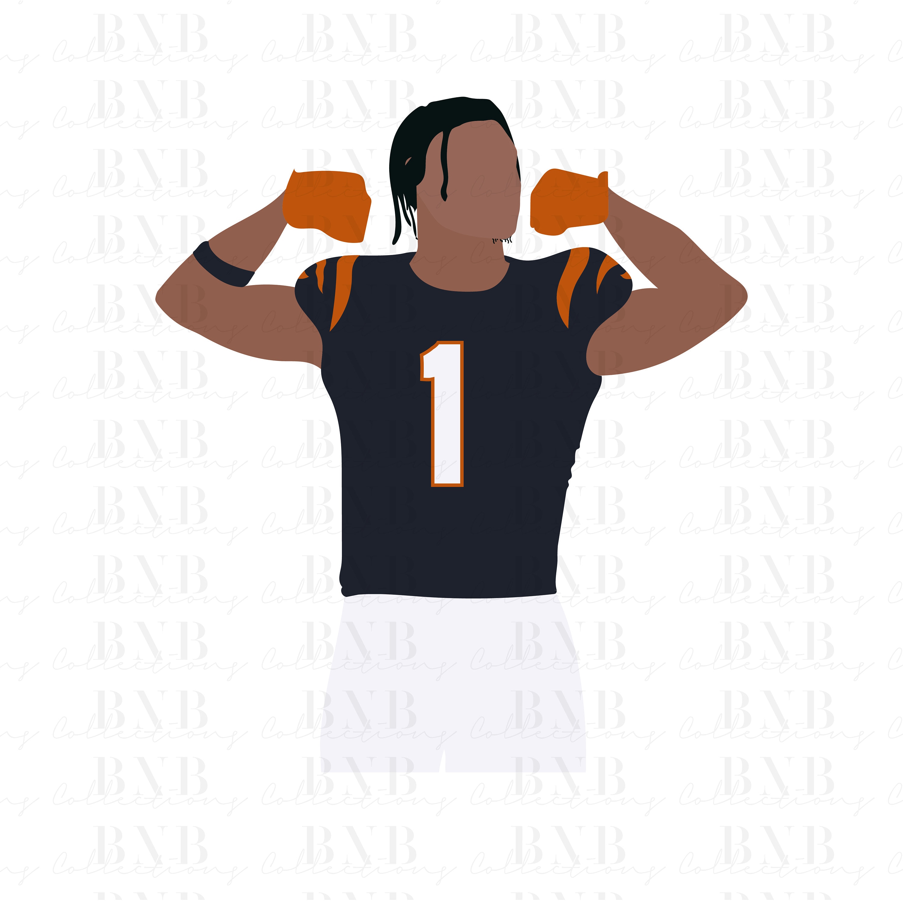 Ja'marr Chase SVG Bengal SVG Jamarr Chase Svg Dxf Png Pdf Jpg Eps