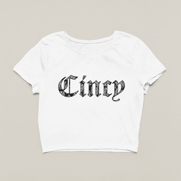 Cincinnati Football Crop Top | Cincy Football Shirt | Crop Tops for Women | Bengal Crop Top | Cincinnati Tshirt | Cincinnati Crop Top