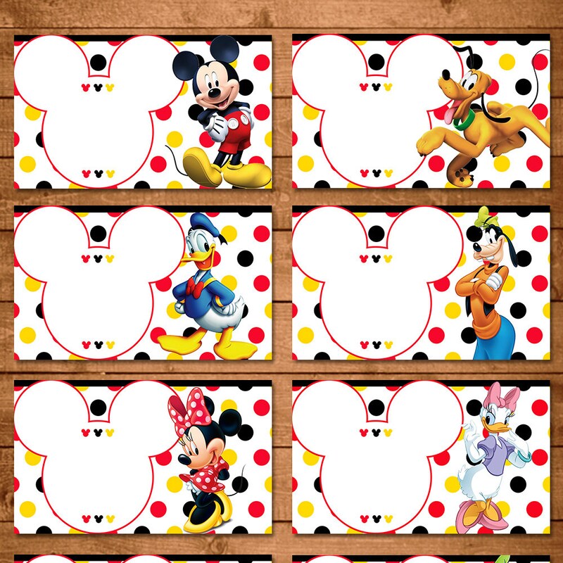 Mickey Mouse Food Tents - Etsy
