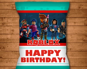 Roblox Chip Bag Etsy - 