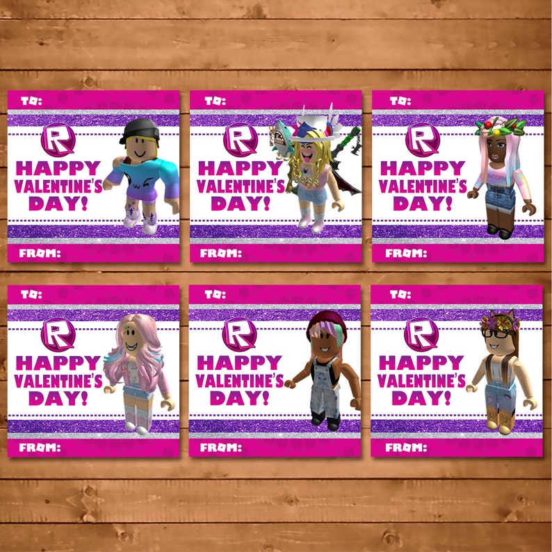 Free Printable Valentines Day Cards Roblox