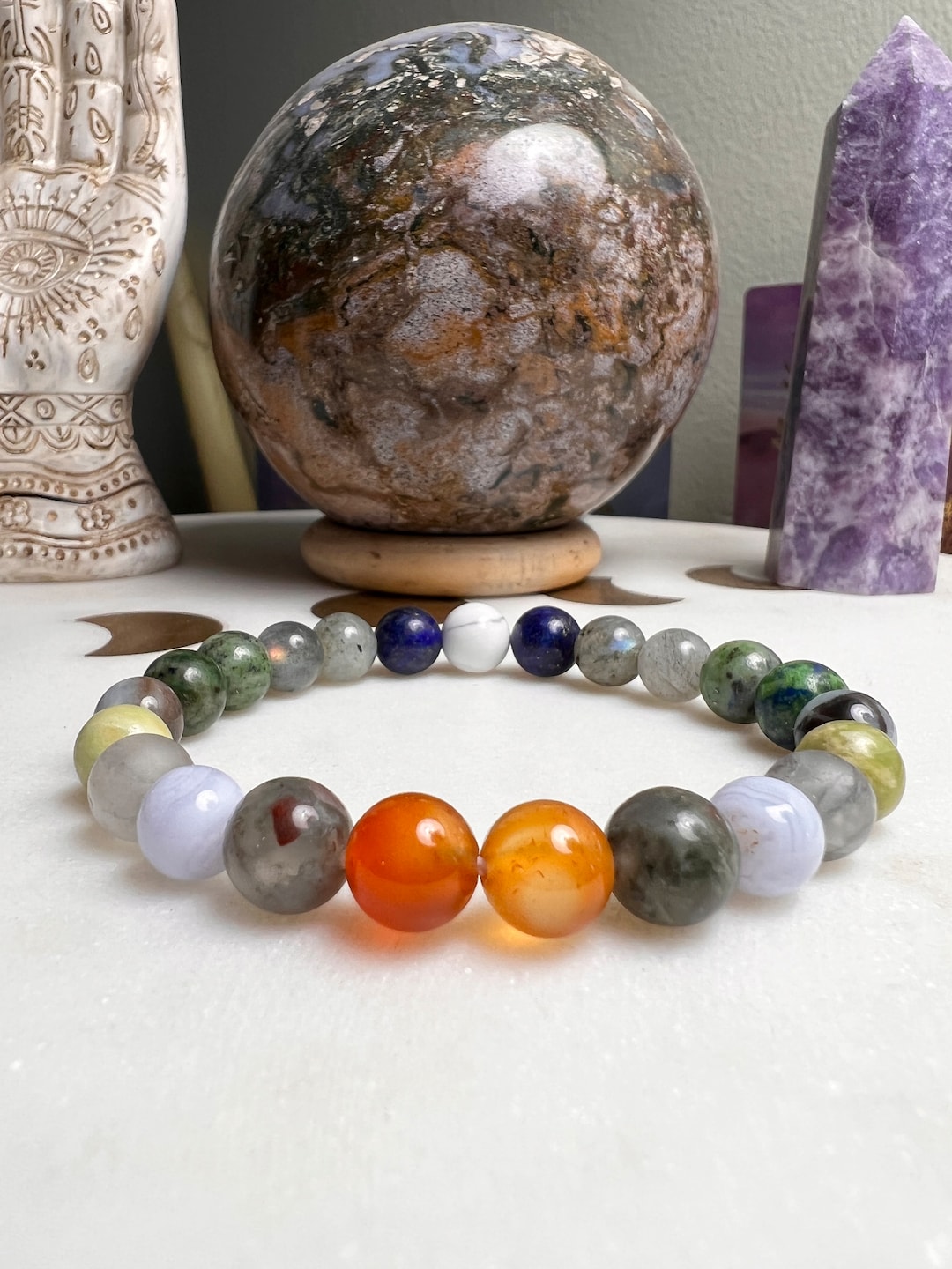 Anger Management Support Crystal Bracelet Anger Support Etsy