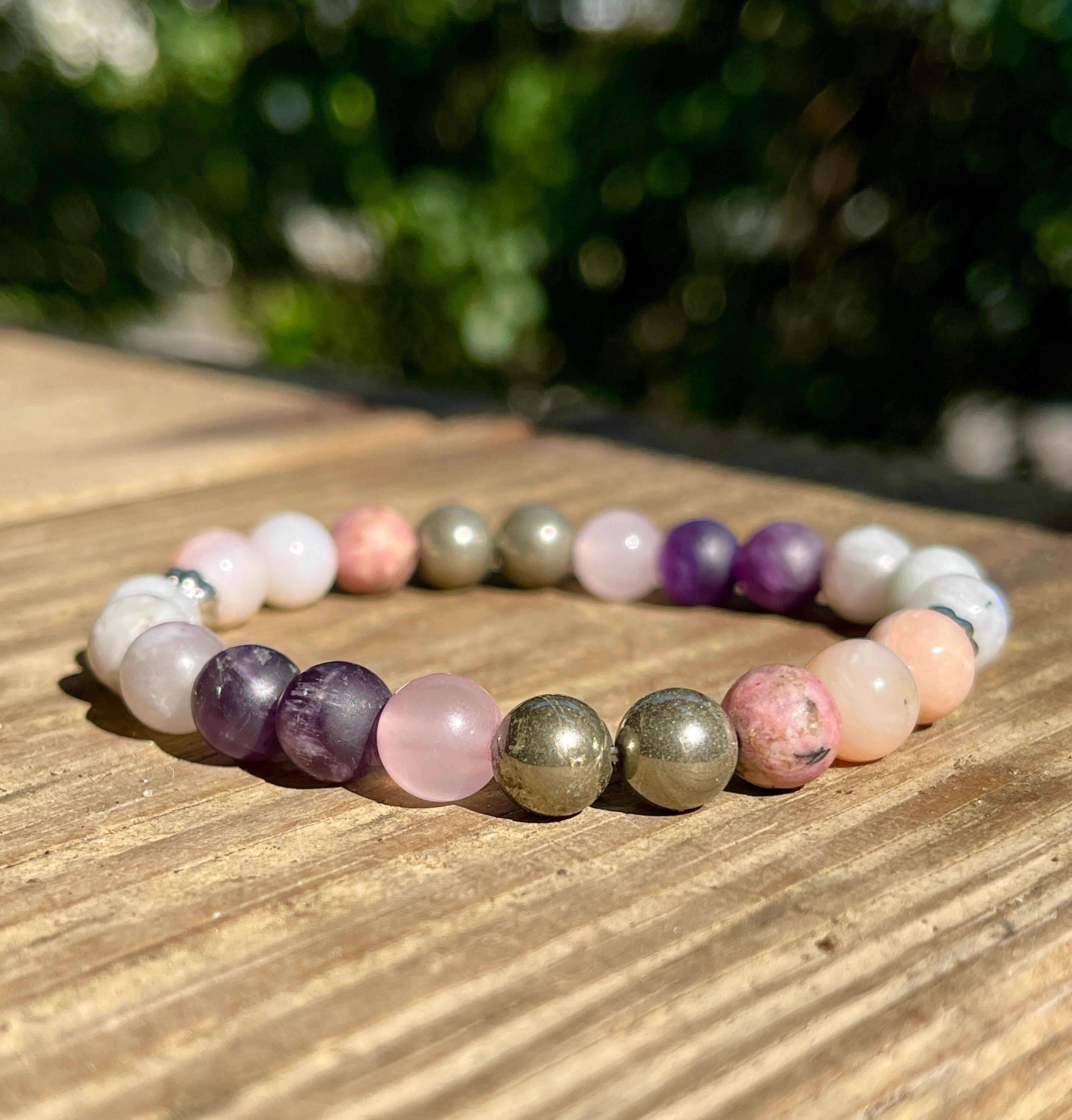 Grief healing crystal bracelet deals