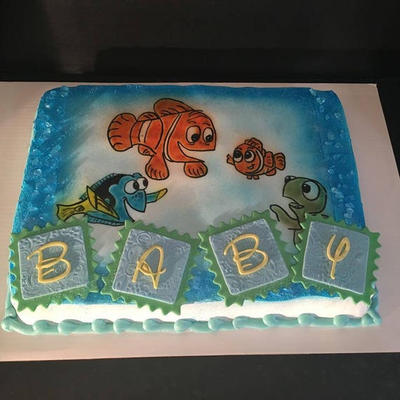 baby blocks cake topper