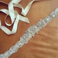 Bridal Rhinestone Sash Belt  Wedding Crystal Belt Wedding Accessories