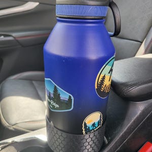 64 oz Water Bottle Car Cup Holder Adapter – Large Jug Holder for Car, Truck, or SUV – Fits Hydro Jug, Gym Jug, Half Gallon Bottles