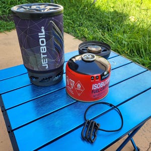The Spider Stand - A Universal Ultralight Fuel Canister Stand For Camping, Backpacking, Car Camping, Hiking, ThruHiking, & Outdoor Cooking