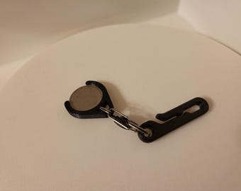 Quarter Key Chain, Grocery Store Cart Coin Clip, Never Forget Your Aldi Quarter Again!
