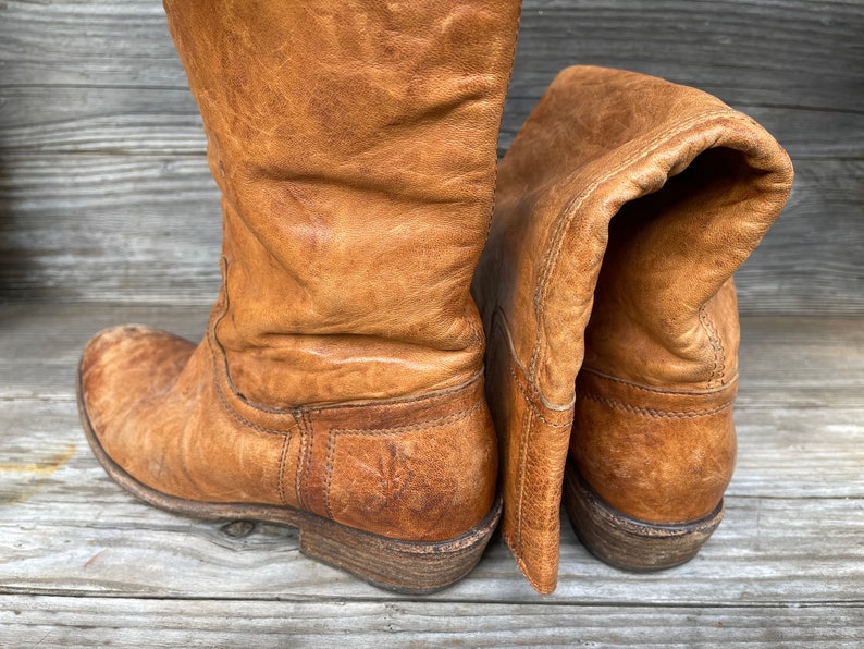 Beautifully Worn-in Frye Riding Boots US Women Size 8 image 3