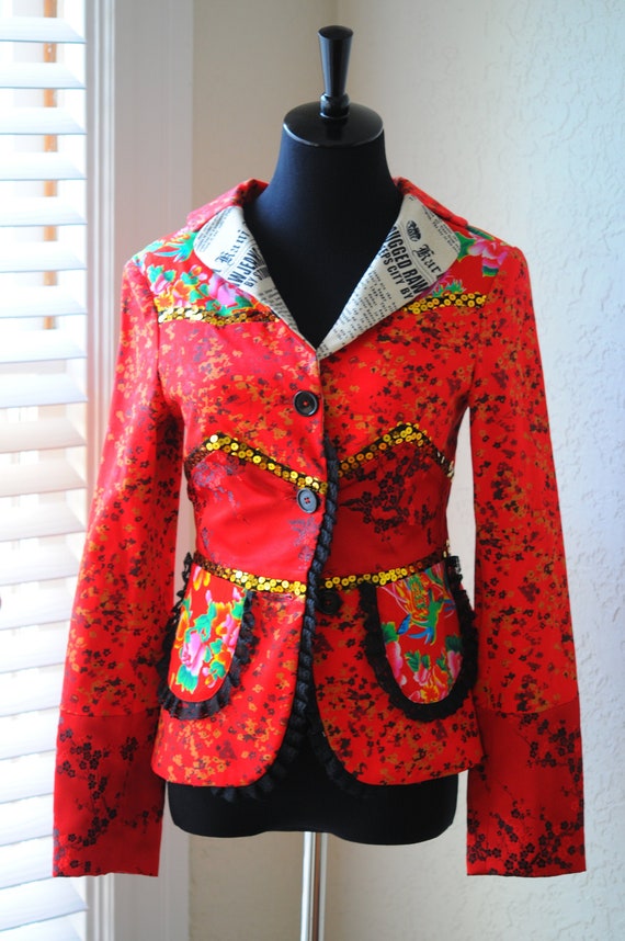 Whimsical Vintage Modern Designer Jacket for The … - image 1