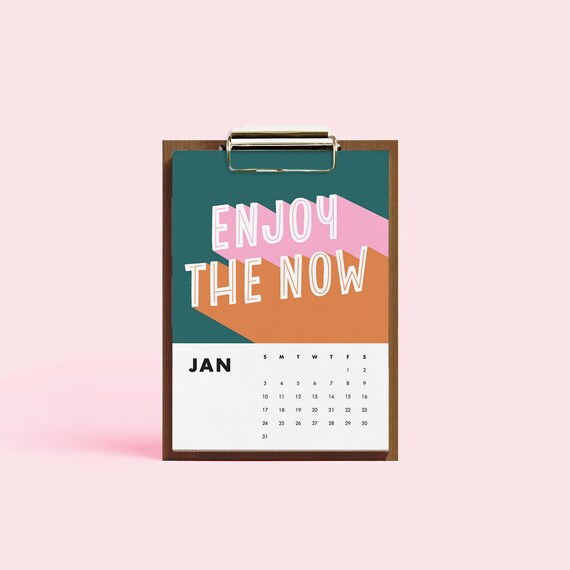 Printable Inspirational Quotes Calendar 2021 Etsy