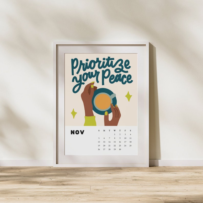 Printable Inspirational Quotes Calendar 2023 - Etsy