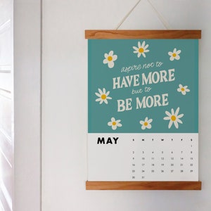 Printable Inspirational Quotes Calendar 2021 | Etsy