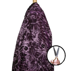 Fabric by the yard BTY, Purple stretch polyester, Bumpy texture 54&quot;, Clothes handicraft linens bedding & home decor material, Canada