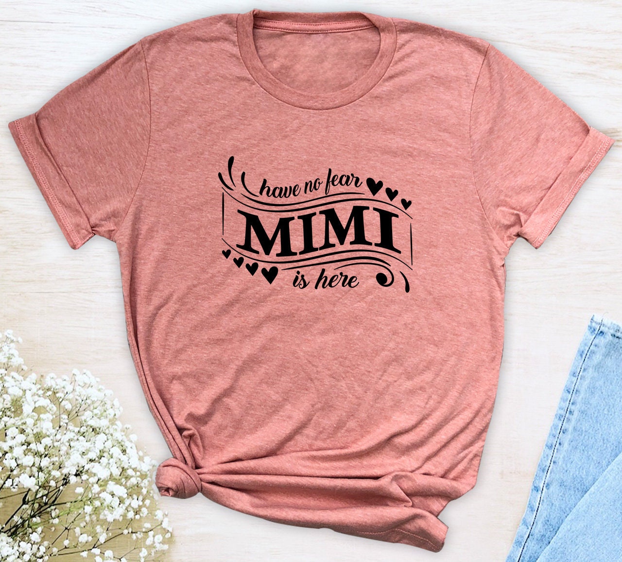 Womens Have No Fear Mimi Is Here Shirt Grandma Gift T-Shirt Womens Have No Fear Mimi Is Here Shirt Grandma Gift T-Shirt